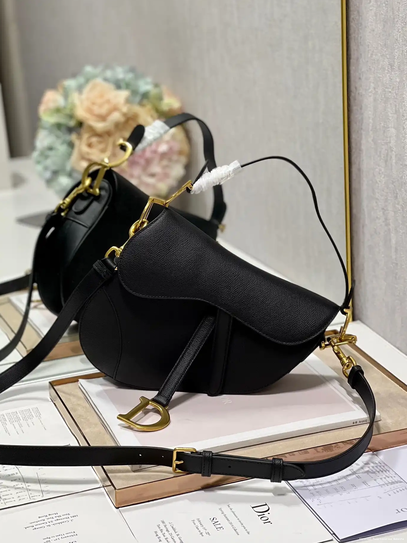 Tony Luxuries WITH SADDLE STRAP-25.5-20-6.5CM diro BAG 0629